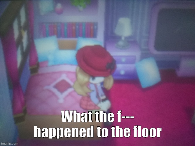 Hehe | What the f--- happened to the floor | image tagged in in | made w/ Imgflip meme maker