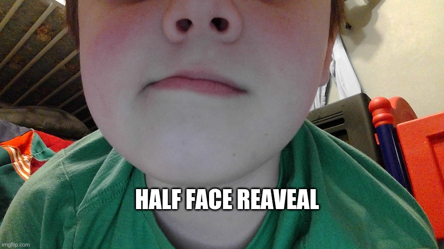 HALF FACE REAVEAL | made w/ Imgflip meme maker