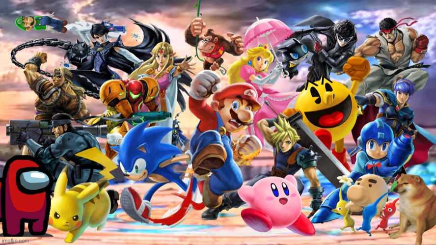 2+ characters | image tagged in smash ultimate | made w/ Imgflip meme maker