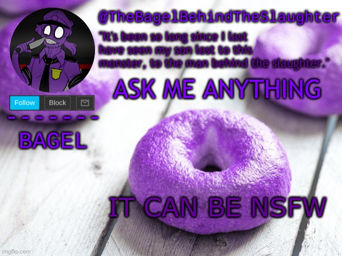 e | ASK ME ANYTHING; IT CAN BE NSFW | image tagged in announcement thingy new | made w/ Imgflip meme maker