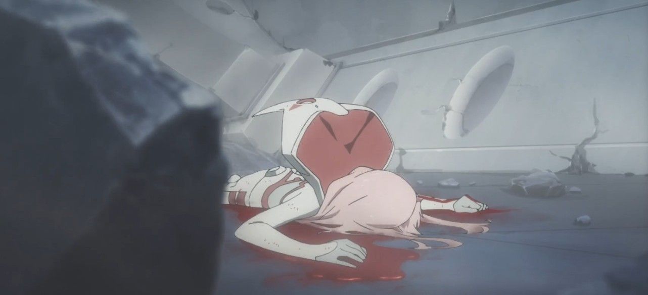 High Quality ZERO TWO IS DEAD Blank Meme Template