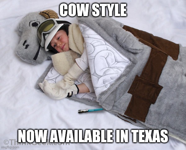 COW STYLE NOW AVAILABLE IN TEXAS | made w/ Imgflip meme maker