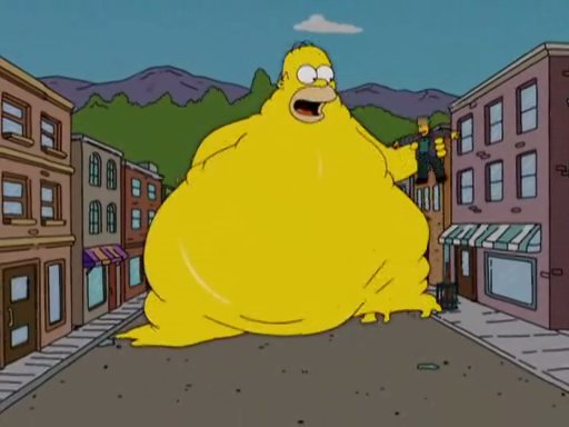 Fat Homer Blank Meme Template