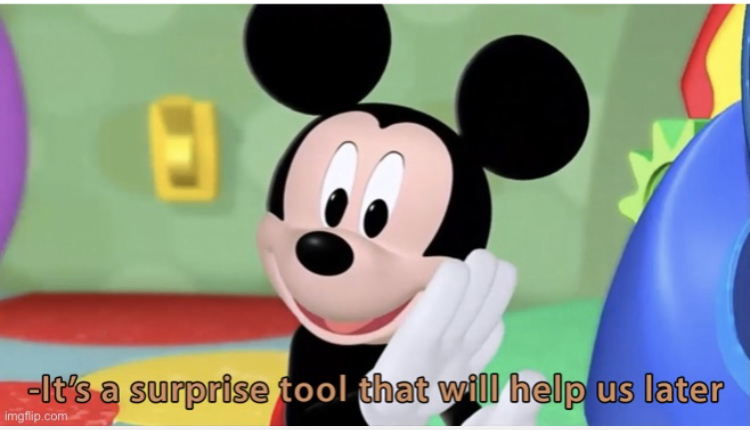 Clubhouse Mickey Blank Meme Template