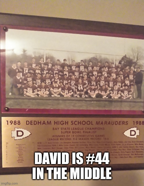 DAVID IS #44 IN THE MIDDLE | made w/ Imgflip meme maker