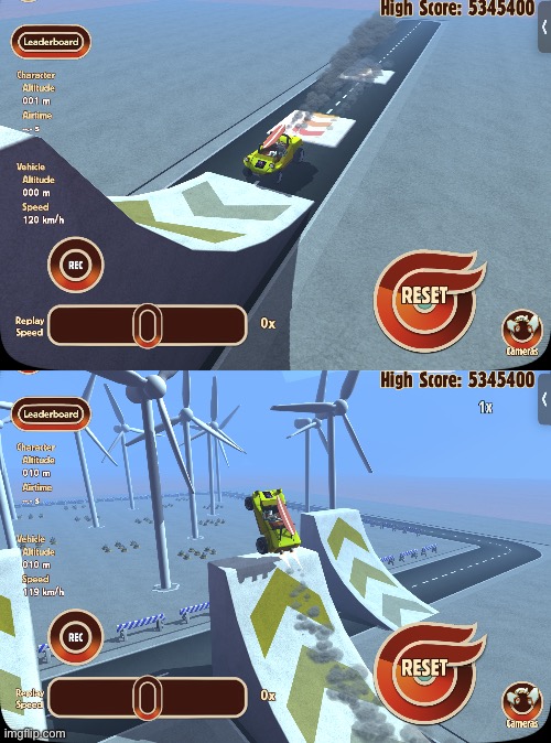 Technoblade riding at wind turbines Blank Meme Template