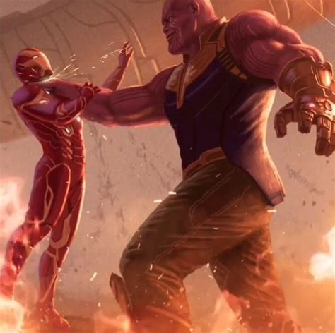 Thanos iron man Blank Meme Template