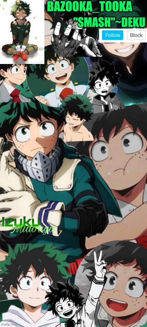 Bazookas Deku template Blank Meme Template