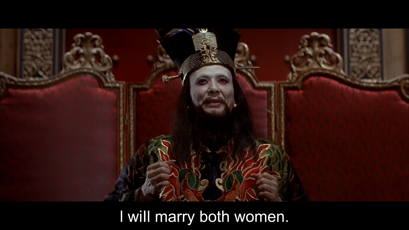 High Quality Lo Pan wants to marry two women Blank Meme Template