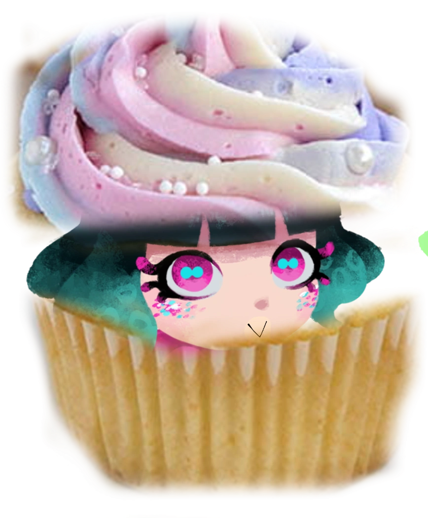 High Quality Cupcake octoling Blank Meme Template