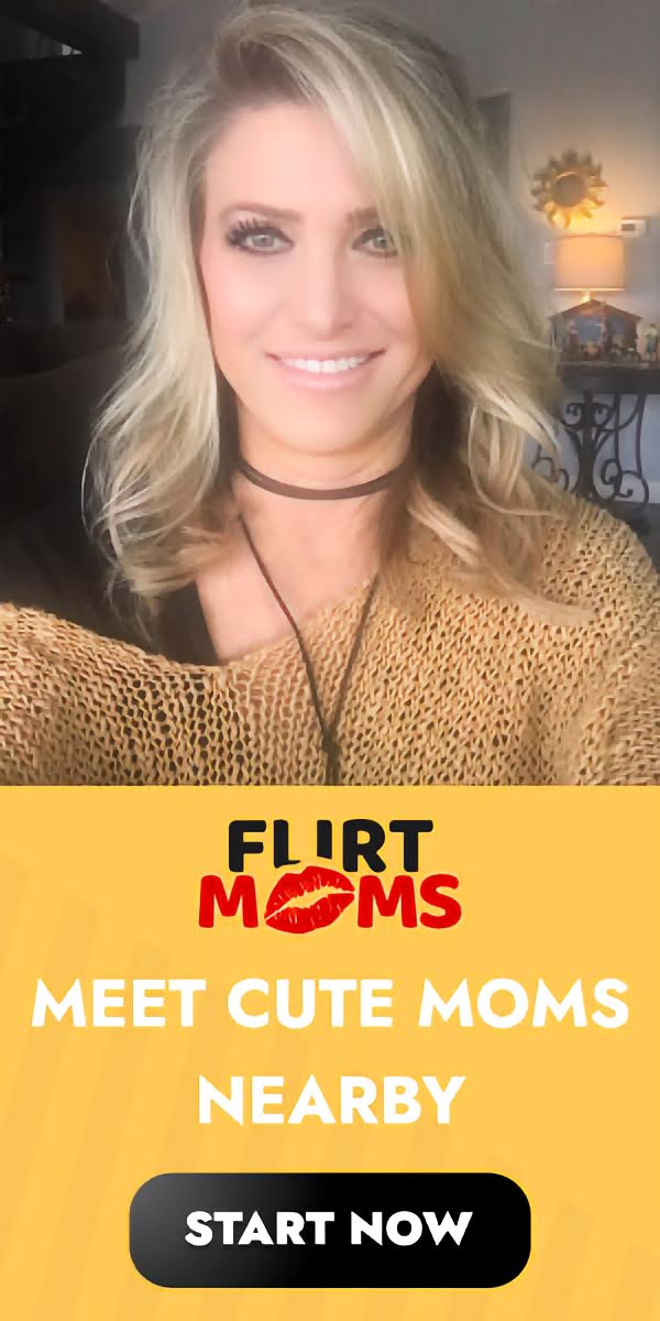 High Quality Flirt moms ad 2 Blank Meme Template