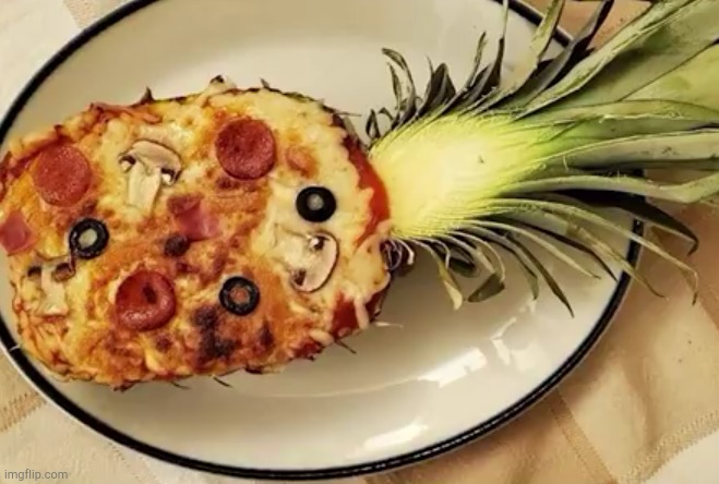 pineapple pizza yay | image tagged in pineapple pizza,pizza | made w/ Imgflip meme maker