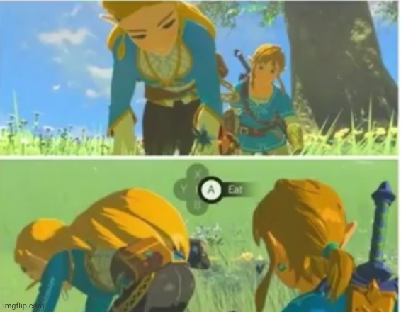 let's eat some | image tagged in zelda,gaming,legend of zelda | made w/ Imgflip meme maker