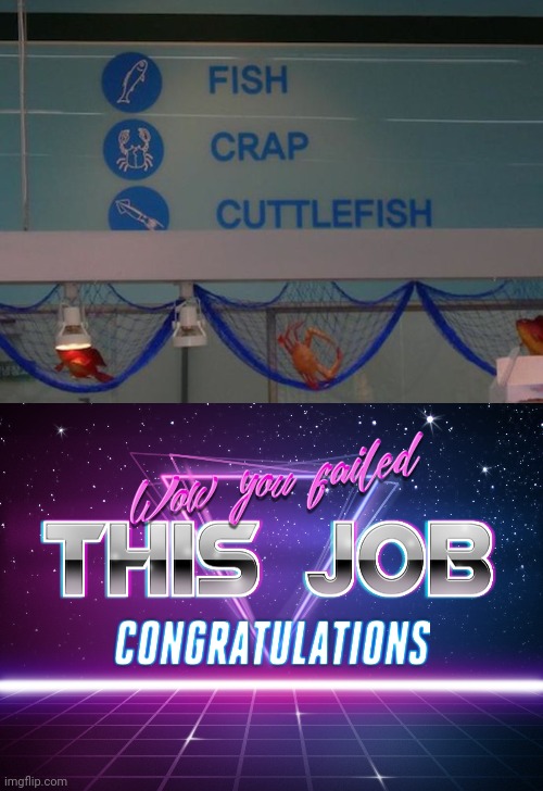 image tagged in wow you failed this job | made w/ Imgflip meme maker