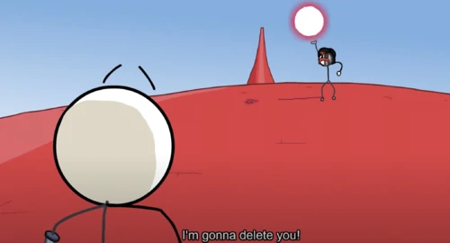 I'm Gonna Delete You! Blank Meme Template