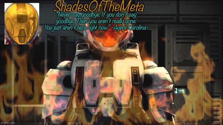 ShadesOfTheMeta announcement template Blank Meme Template