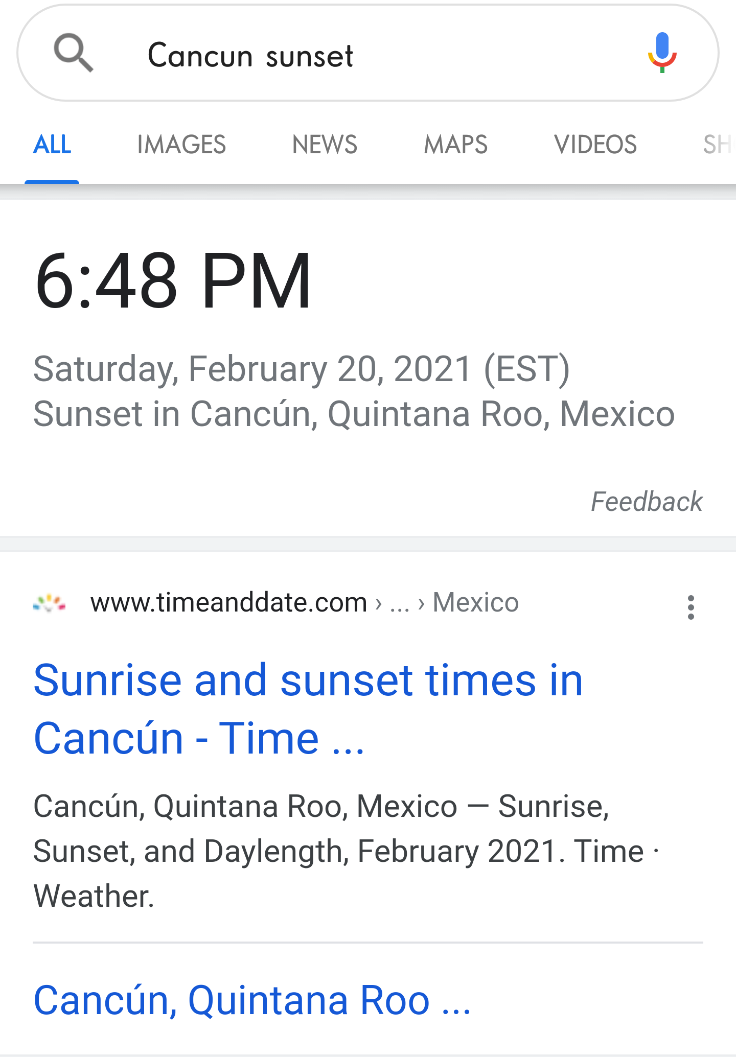 Google Cancun sunset Blank Meme Template