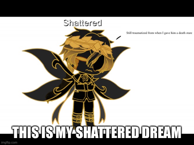 THIS IS MY SHATTERED DREAM | made w/ Imgflip meme maker