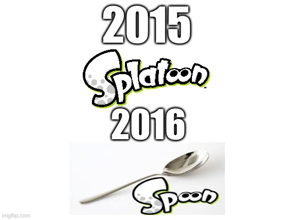 Blank White Template | 2015; 2016 | image tagged in blank white template,memes,splatoon | made w/ Imgflip meme maker