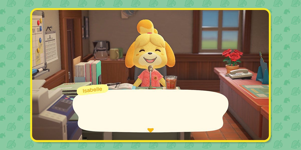 High Quality Isabelle's Announcement Blank Meme Template