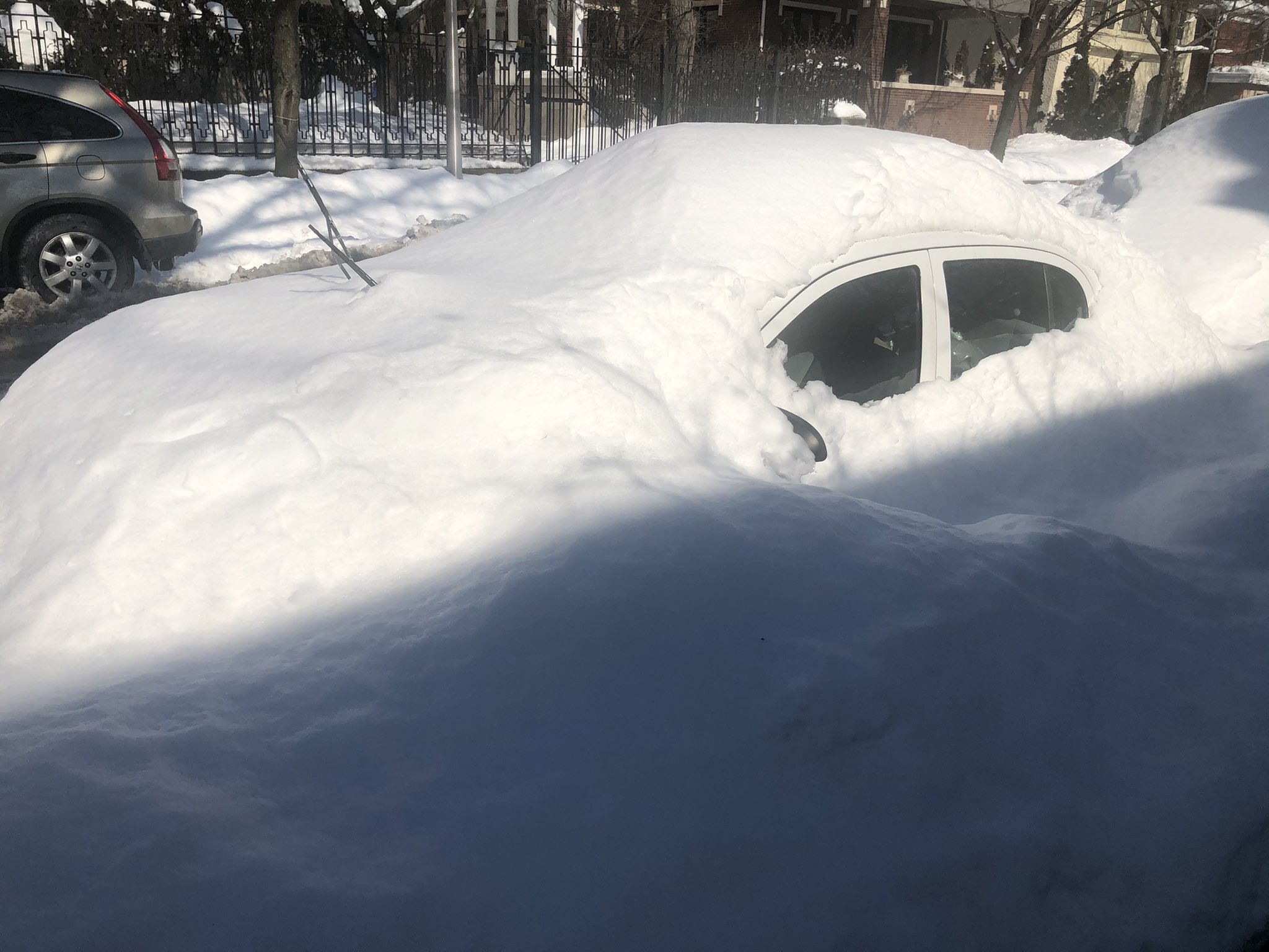 Car in snow Blank Meme Template