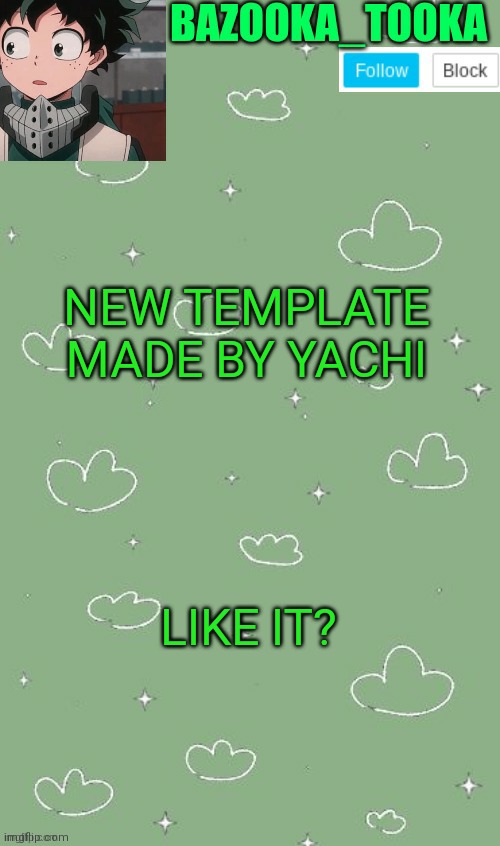 . | NEW TEMPLATE MADE BY YACHI; LIKE IT? | image tagged in an amazing announcement template | made w/ Imgflip meme maker