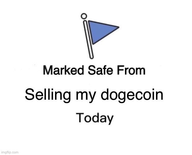 Hodl doeg | Selling my dogecoin | image tagged in doge,dogecoin,cryptocurrency,crypto,coins,marked safe from | made w/ Imgflip meme maker