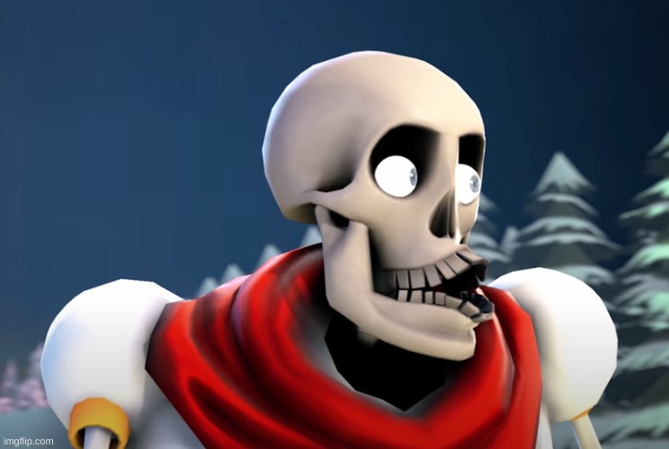 papyrus pog | image tagged in memes,funny,poggers,papyrus,undertale | made w/ Imgflip meme maker