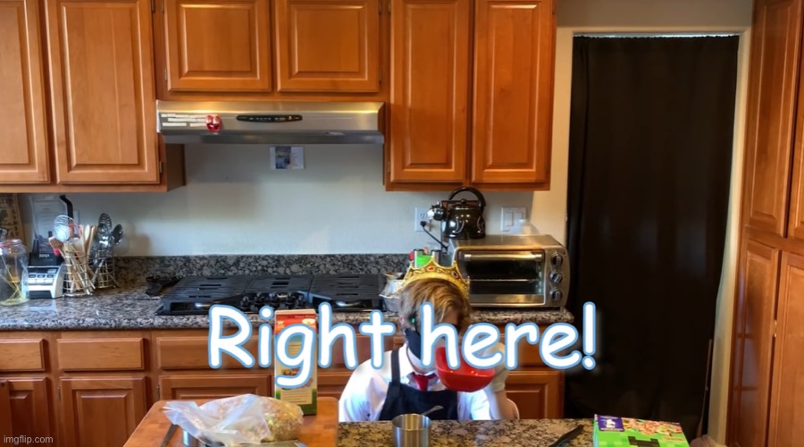Ranboo Right Here | image tagged in ranboo right here | made w/ Imgflip meme maker