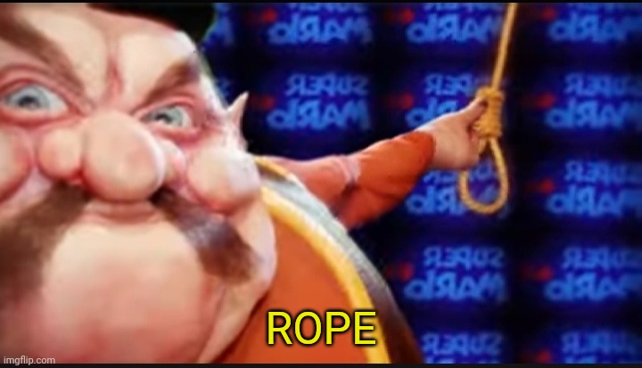 High Quality RTX on morshu rope Blank Meme Template