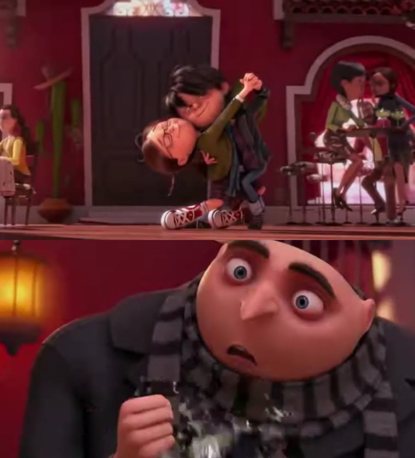 High Quality margo gru Blank Meme Template