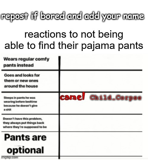 Child_Corpse | made w/ Imgflip meme maker