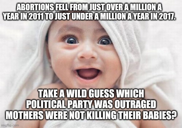 Good news, abortions are decreasing. So why are Democrats outraged? | ABORTIONS FELL FROM JUST OVER A MILLION A YEAR IN 2011 TO JUST UNDER A MILLION A YEAR IN 2017. TAKE A WILD GUESS WHICH POLITICAL PARTY WAS OUTRAGED MOTHERS WERE NOT KILLING THEIR BABIES? | image tagged in memes,got room for one more,abortion,liberal hypocrisy,democrats | made w/ Imgflip meme maker