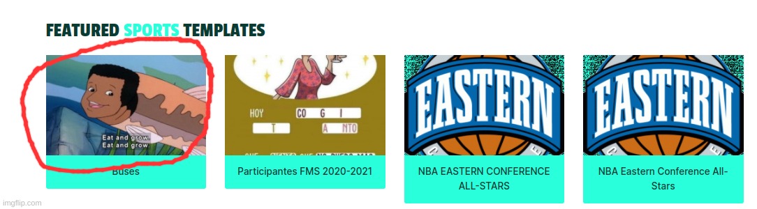 "Sports" templates | made w/ Imgflip meme maker