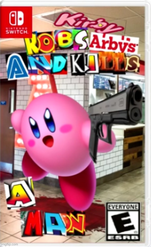 i gotta get one of those | image tagged in memes,funny,kirby,nintendo switch,arby's | made w/ Imgflip meme maker