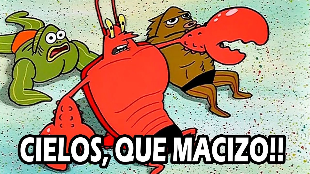 Larry la Langosta Cielos, que macizo!! Blank Meme Template