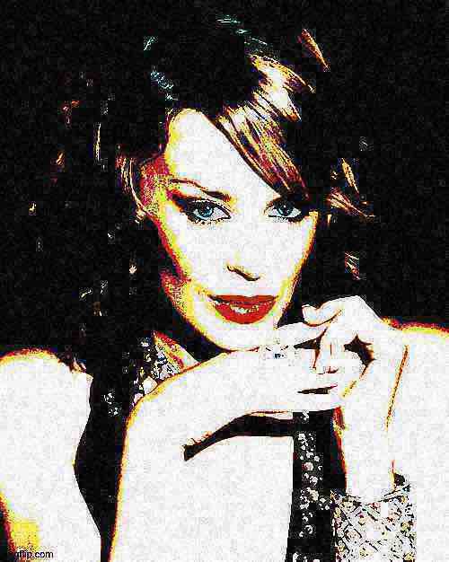 Kylie on a night like this deep-fried 3 Blank Meme Template