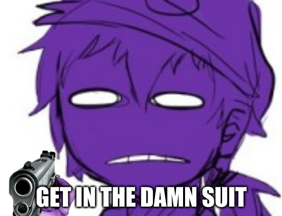 Get In The Damn Suit Blank Meme Template