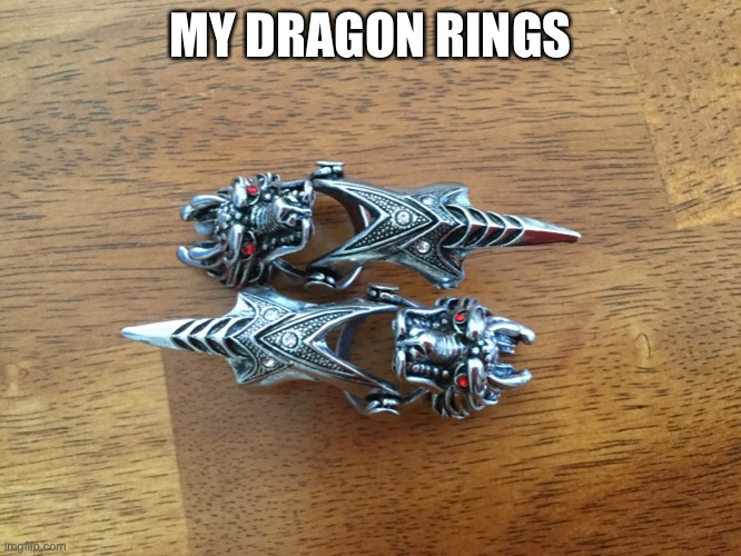 MY DRAGON RINGS | made w/ Imgflip meme maker