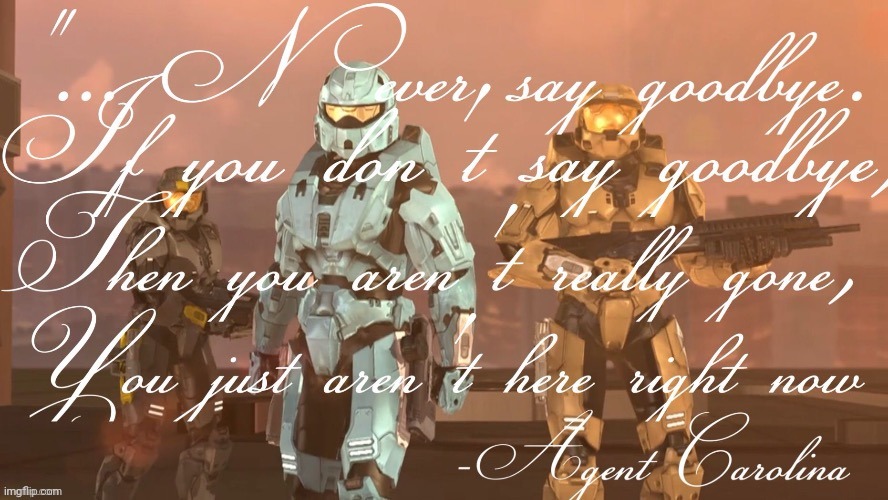 never say goodbye. | image tagged in never say goodbye | made w/ Imgflip meme maker
