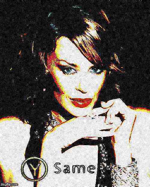 High Quality Kylie Y Same 1 deep-fried 4 Blank Meme Template