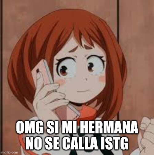 OMG SI MI HERMANA NO SE CALLA ISTG | made w/ Imgflip meme maker