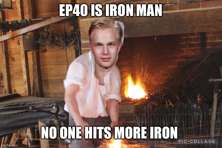 Elias Pettersson is Iron Man | EP40 IS IRON MAN; NO ONE HITS MORE IRON | image tagged in nhl,vancouver,hockey | made w/ Imgflip meme maker