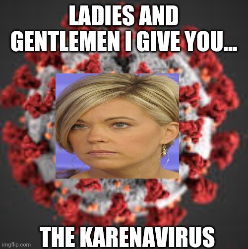 Karenavirus | LADIES AND GENTLEMEN I GIVE YOU... THE KARENAVIRUS | image tagged in memes | made w/ Imgflip meme maker