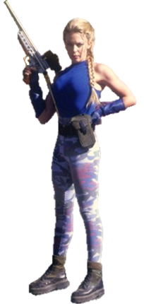 High Quality Kylie Street Fighter transparent Blank Meme Template