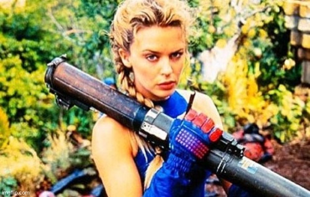 Kylie bazooka | image tagged in kylie bazooka | made w/ Imgflip meme maker