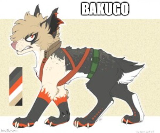 Floofy Bakugo! | BAKUGO | made w/ Imgflip meme maker