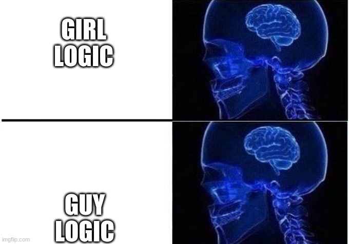 is this better? | GIRL LOGIC; GUY LOGIC | made w/ Imgflip meme maker