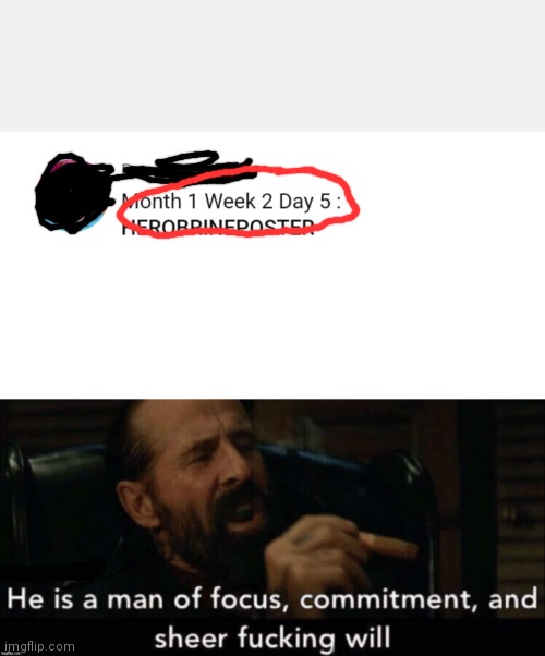 Man of commitment, indeed. | image tagged in john wick man of focus,comments | made w/ Imgflip meme maker