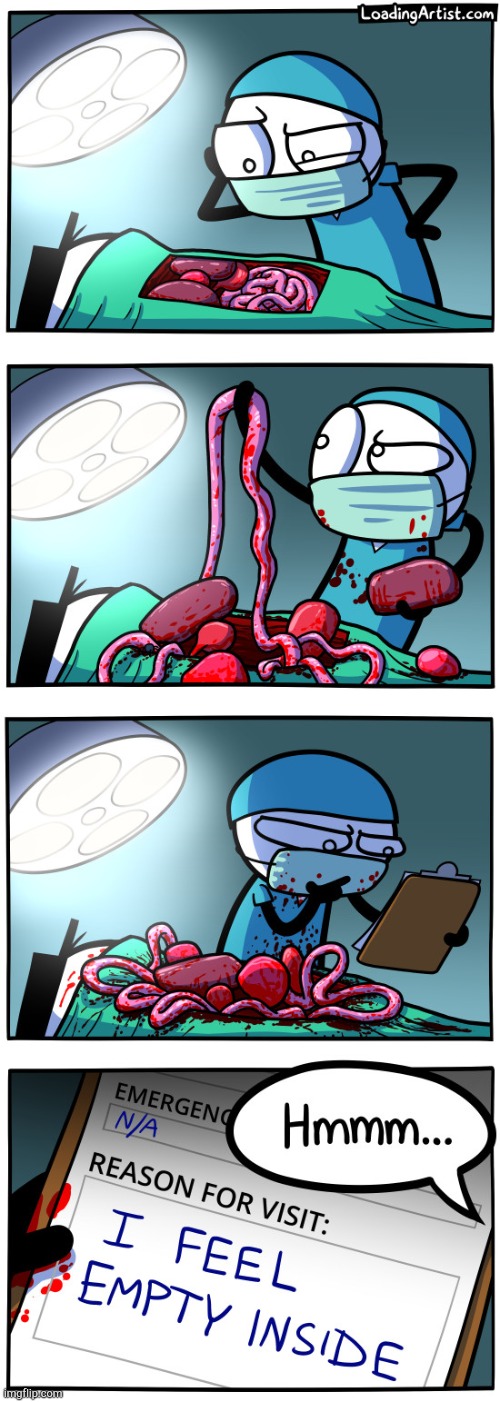 loading artists comics | image tagged in comic,surgery | made w/ Imgflip meme maker